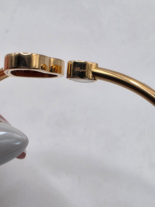 Chopard 18K Diamond & Ceramic Happy Hearts Cuff