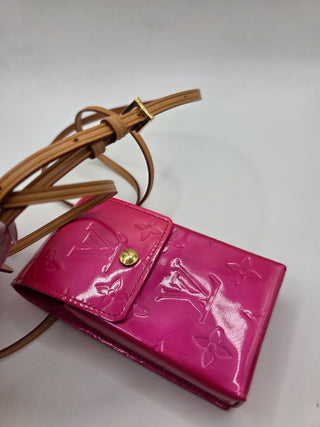 Louis Vuitton Pink LV Monogram Vernis Greene Phone Case