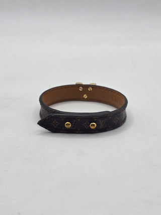 Louis Vuitton Brown LV Monogram Essential V Bracelet