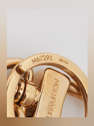 Louis Vuitton Goldtone Metal Multicolor Leather Ice Cream Key Holder Bag Charm