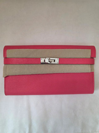 Hermès Pink Leather 2017 Kelly Classic Wallet