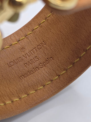Louis Vuitton Brown LV Monogram Save It Wide Bracelet
