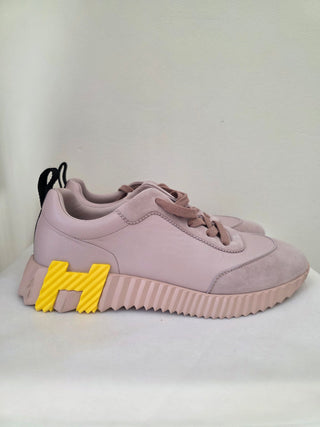 Hermès Multicolor Bouncing 'Rose Porcelaine' Sneakers 40 sz