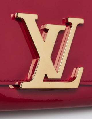 Louis Vuitton Rose Indian Vernis Louise LV Buckle Wallet