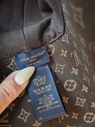 Louis Vuitton Brown Mng LV Monogram oversized Summer hat S sz