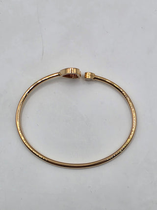 Chopard 18K Diamond & Ceramic Happy Hearts Cuff