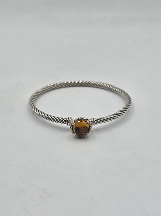 David Yurman Sterling Silver Citrine Petite Chatelaine Bracelet