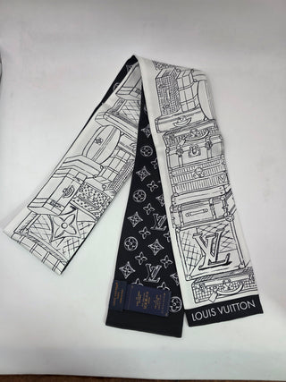 Louis Vuitton Black White My LV Luggage Bandeau