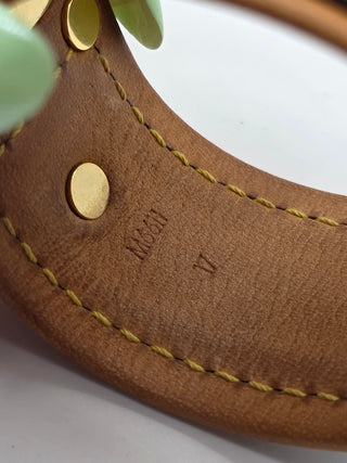 Louis Vuitton Brown LV Monogram Save It Wide Bracelet