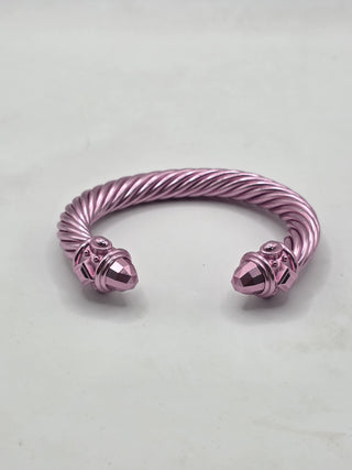 David Yurman Metallic Pink Renaissance Cuff Bracelet