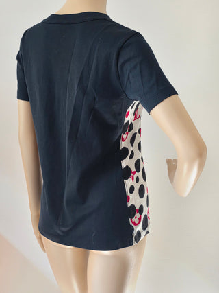 Louis Vuitton Black multicolor 2017 Polka Dot LV Print T-Shirt XS sz