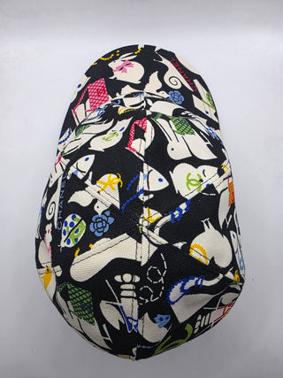 Chanel Black Interlocking CC Baseball Cap M sz