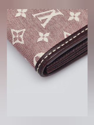 Louis Vuitton Red Sepia LV Monogram Idylle Canvas Sarah Wallet