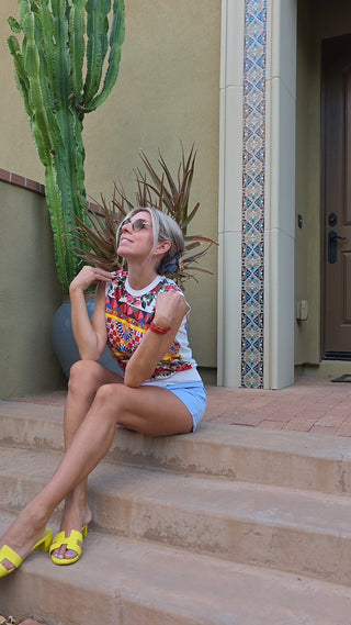 Hermès Yellow Oasis H Logo Slides 39.5 sz