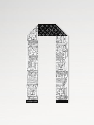 Louis Vuitton Black White My LV Luggage Bandeau