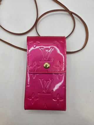 Louis Vuitton Pink LV Monogram Vernis Greene Phone Case