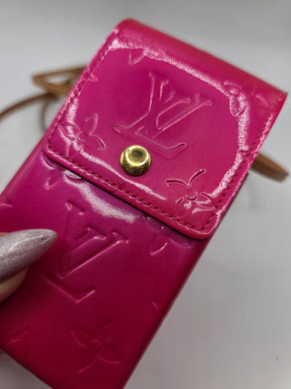 Louis Vuitton Pink LV Monogram Vernis Greene Phone Case