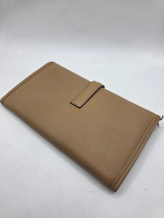 Hermès Beige leather 2021 Jige Duo Wallet