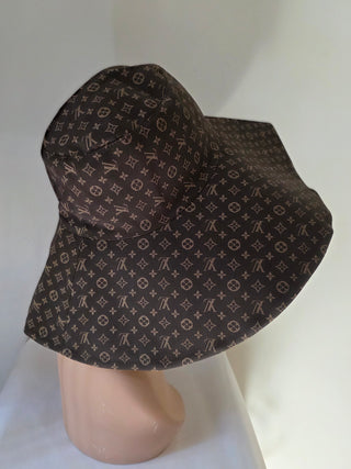 Louis Vuitton Brown Mng LV Monogram oversized Summer hat S sz