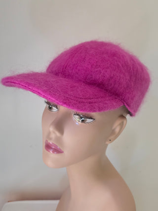 Gucci Purple Mohair GG Baseball Hat L sz