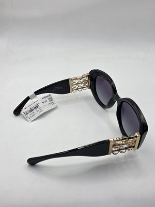 Chanel Black Butterfly Sunglasses Interlocking CC Logo Sunglasses