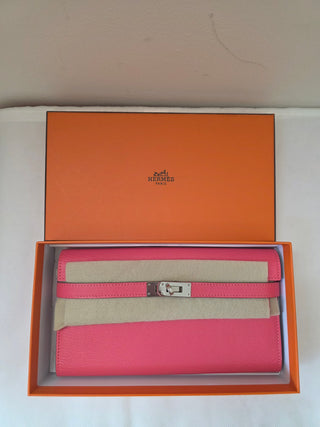 Hermès Pink Leather 2017 Kelly Classic Wallet