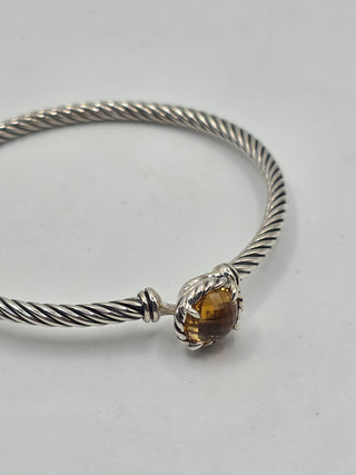 David Yurman Sterling Silver Citrine Petite Chatelaine Bracelet