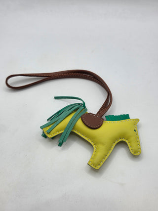 Hermès Yellow Milo GriGri Rodeo PM Bag Charm