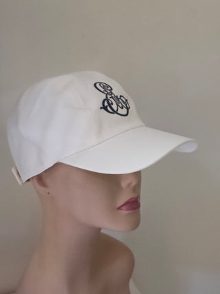 Hermes White Blanc Naturel Cotton Davis Emile Cap 58 sz