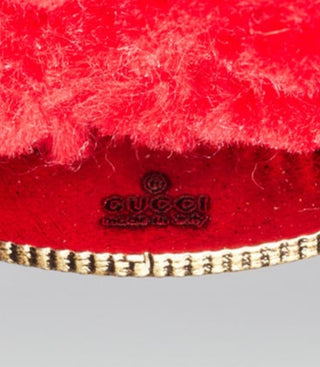 Gucci Red Grosgrain Ribbon Brooch