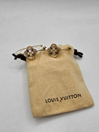 Louis Vuitton Gold-tone A La Folie Hoop Earrings