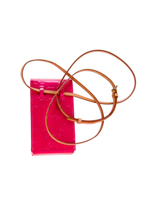 Louis Vuitton Pink LV Monogram Vernis Greene Phone Case