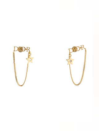 Christian Dior Gold-tone Dio(r)evolution Drop Earrings