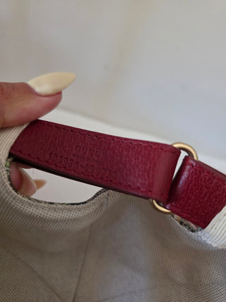 Gucci Beige GG Monogram floral Baseball Cap M sz