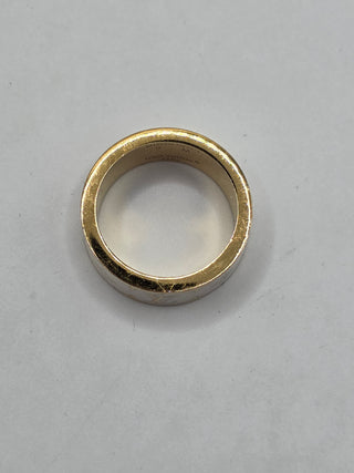 Louis Vuitton Gold-tone LV Nanogram Enamel Ring 6.5 sz