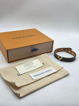 Louis Vuitton Brown LV Monogram Essential V Bracelet