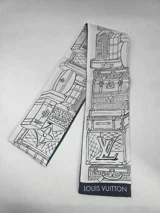 Louis Vuitton Black White My LV Luggage Bandeau