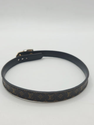 Louis Vuitton Brown 'Fasten Your LV' Monogram Wrap Bracelet