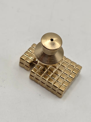 Chanel Gold-tone 2022 Strass CC Scissors Bottle Pin Set