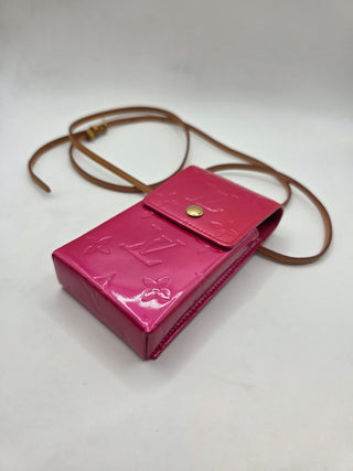 Louis Vuitton Pink LV Monogram Vernis Greene Phone Case
