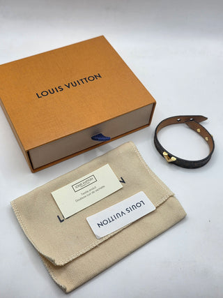 Louis Vuitton Brown LV Monogram Essential V Bracelet