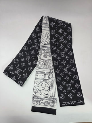 Louis Vuitton Black White My LV Luggage Bandeau