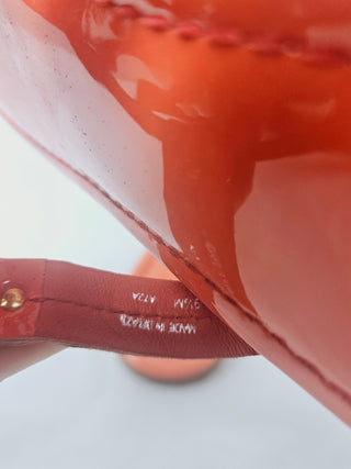 Tory Burch orange patent leather Reva thong sandals 9.5 US