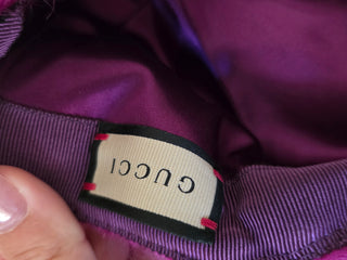Gucci Purple Mohair GG Baseball Hat L sz