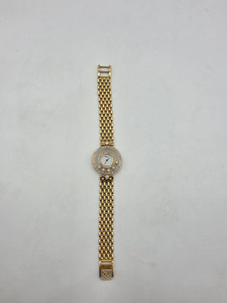 Chopard 18 k gold Happy Diamonds Watch