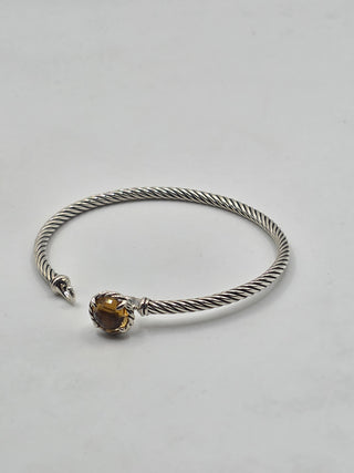 David Yurman Sterling Silver Citrine Petite Chatelaine Bracelet