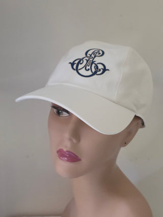Hermes White Blanc Naturel Cotton Davis Emile Cap 58 sz