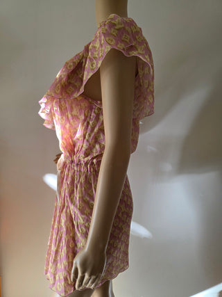 Louis Vuitton Beige Multicolor LV Monogram summer dress 4 sz