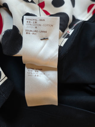 Louis Vuitton Black multicolor 2017 Polka Dot LV Print T-Shirt XS sz