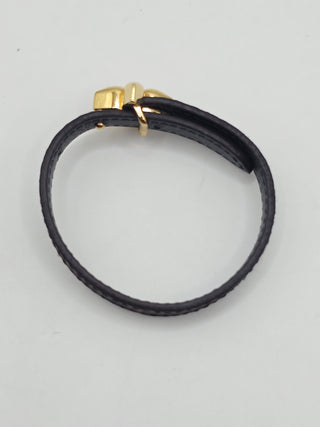 Louis Vuitton Brown LV Monogram Leather Mini Flowergram Bracelet